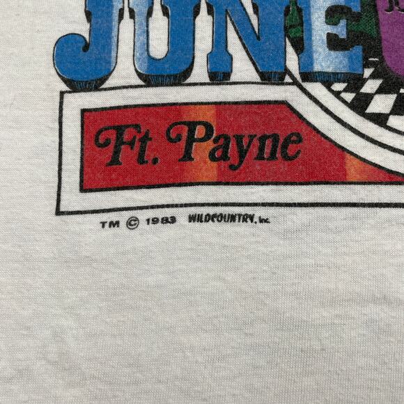 Vintage 1980s Alabama Band June Jam Concert Tour T-Shirt Sz XL - Picture 8 of 10